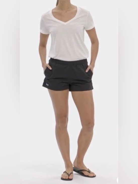 Patagonia Pants - Patagonia Barely Baggies Shorts Women M Black 2.5” Inseam Hiking Swim 57044